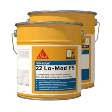 Sika Sikadur 22 Lo Mod FS Fast Setting Medium-Viscosity Epoxy Resin Binder 4 Gallon 444479